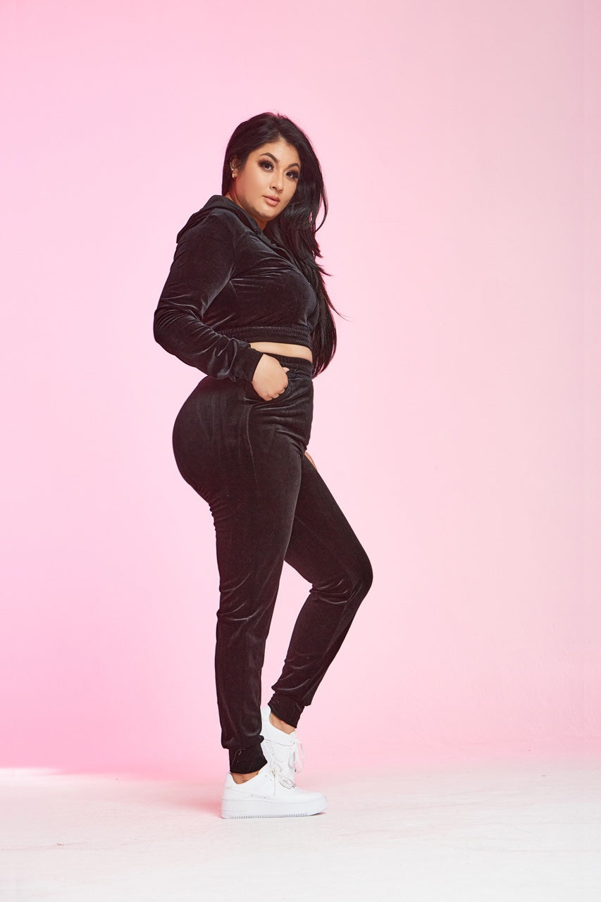 Couture Velvet Jogger Set