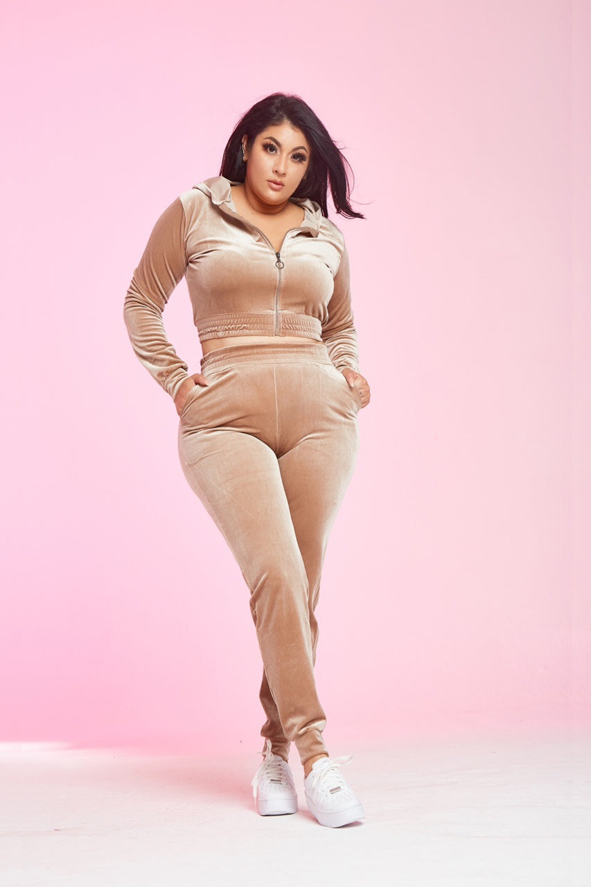 Couture Velvet Jogger Set