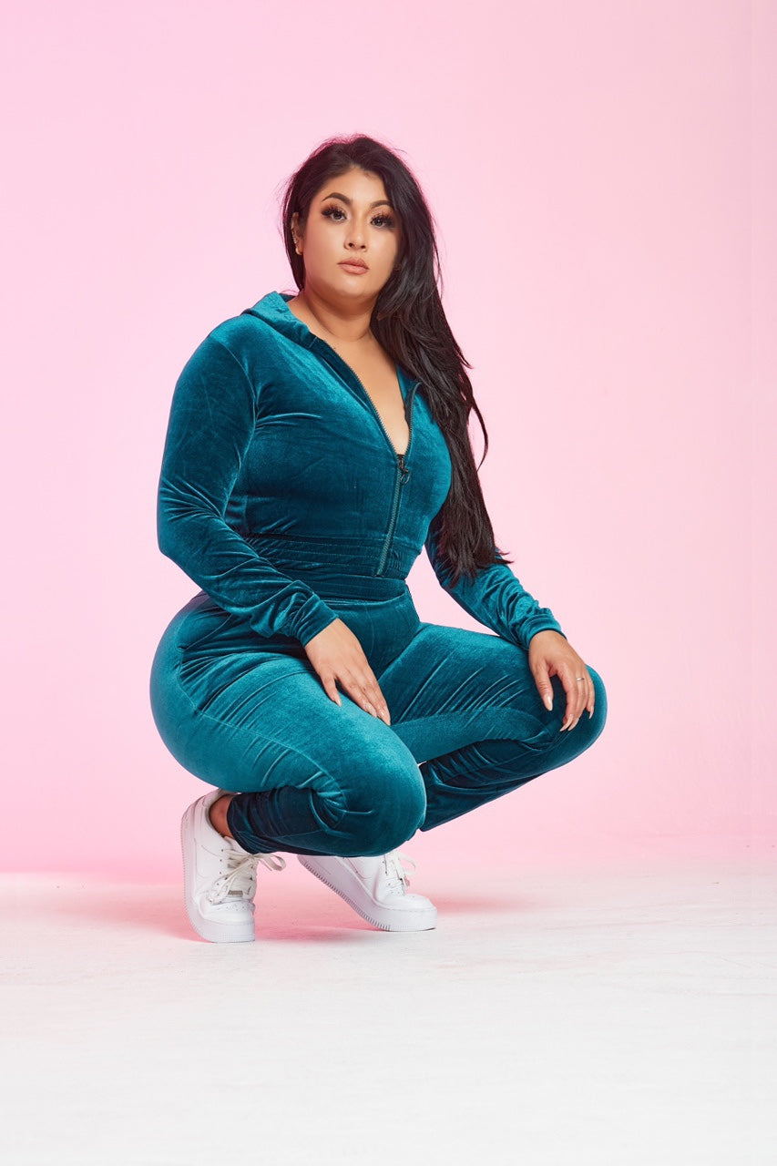 Couture Velvet Jogger Set